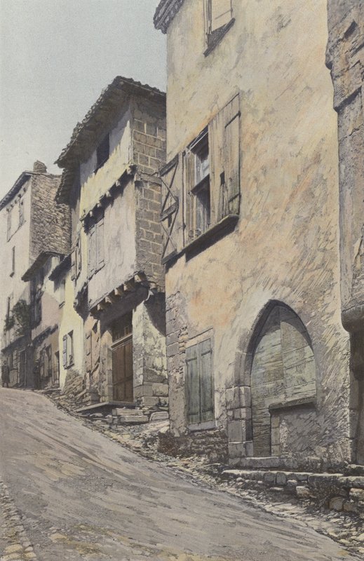 Bruniquel, Fő utca alkotó: French Photographer