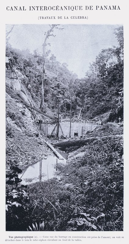 Panama Interoceanic Canal, Culebra Works (f/w fotó) alkotó: French Photographer