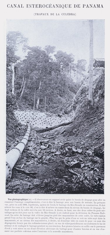 Panama Interoceanic Canal, Culebra Works (f/w fotó) alkotó: French Photographer