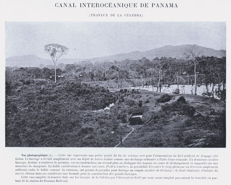 Panama Interoceanic Canal, Culebra Works (f/w fotó) alkotó: French Photographer