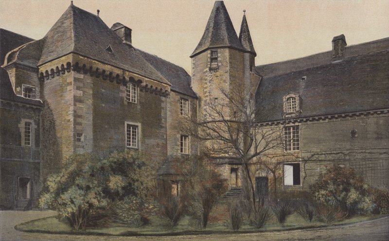 Carrouge, Chateau, Homlokzat az udvaron alkotó: French Photographer
