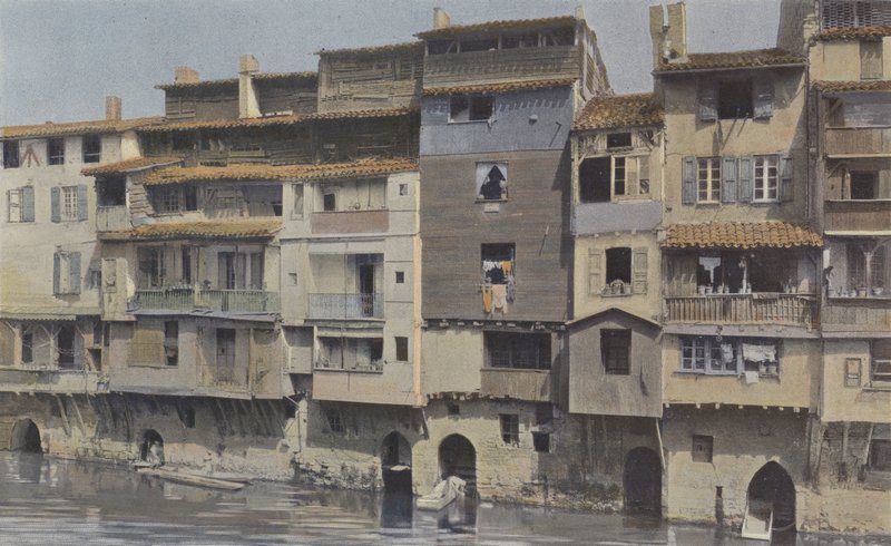 Castres, Házak az Agout partján alkotó: French Photographer