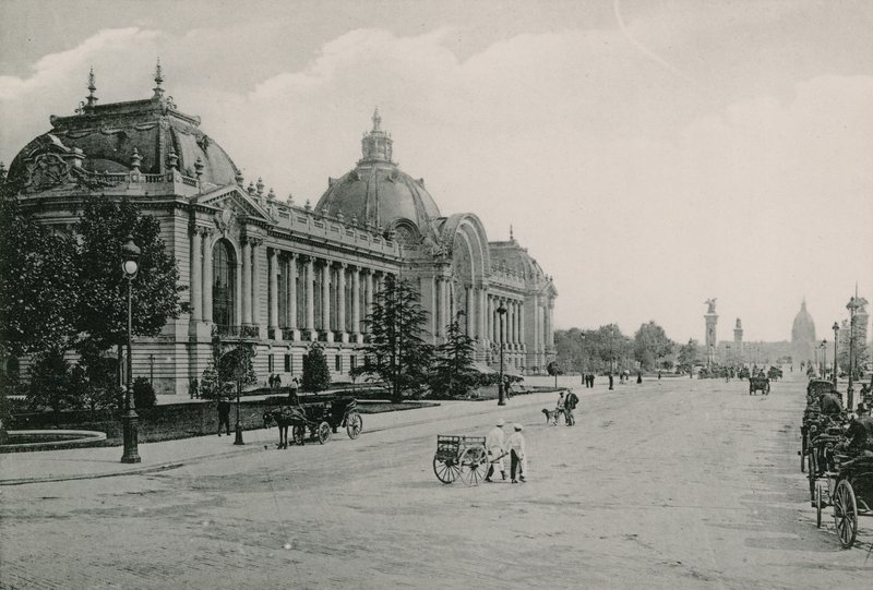 Champs-Elysees, Let Petit Palais, Champs Elysees, a kis palota (fotógravírozás) alkotó: French Photographer