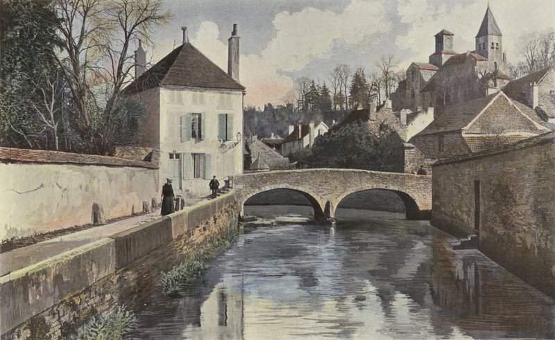 Chatillon-sur-Seine, Saint-Vorles templom és Perthuis-au-Loup alkotó: French Photographer