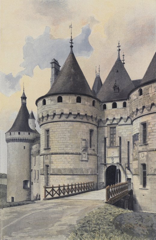 Chaumont-sur-Loire, A kastély bejárata alkotó: French Photographer