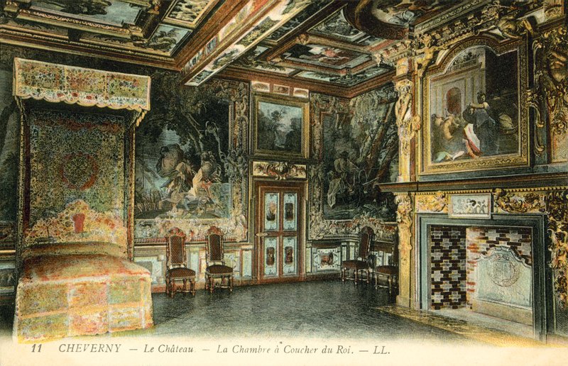 Cheverny, Chateau, Kings hálószoba alkotó: French Photographer