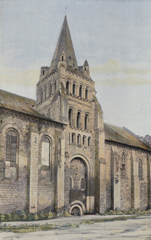 Cunault, Eglise, Homlokzat N alkotó: French Photographer
