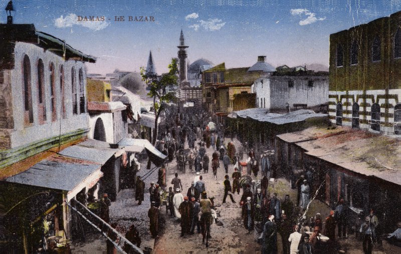 Damaszkusz, Bazár alkotó: French Photographer
