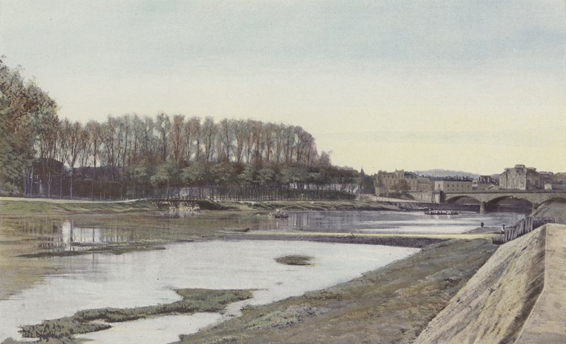 Dax, LAdour a Pont de Ville-től felfelé alkotó: French Photographer