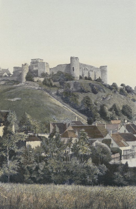 Druyes, Chateau, kilátás a tóra alkotó: French Photographer