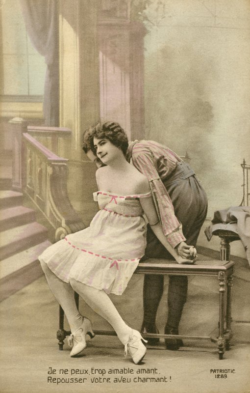 Ölelő pár (színes fotó) alkotó: French Photographer