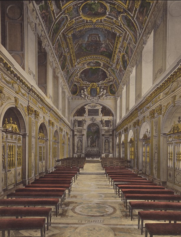 Fontainebleau: A kápolna (színes fotó) alkotó: French Photographer