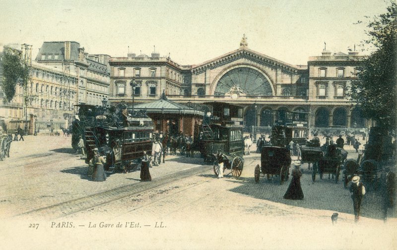 Gare de Paris-Est, Párizs (színes fotó) alkotó: French Photographer