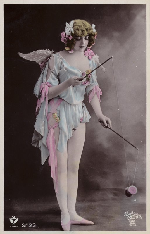 Lány játszik a diabolo alkotó: French Photographer