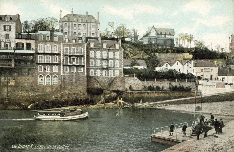 Harbour, Dinard (színes fotó) alkotó: French Photographer