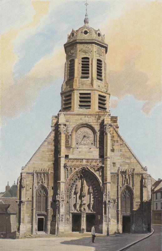Honfleur, Saint-Leonard templom alkotó: French Photographer