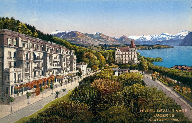 Hotel Beau Rivage, Luzern alkotó: French Photographer