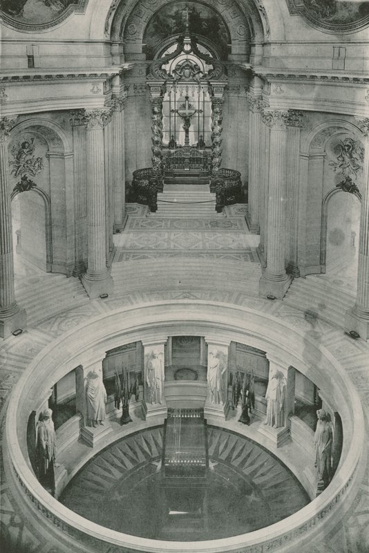 Hotel des Invalides, I. Napóleon sírja, Napóleon Ist sírja (fotómetszet) alkotó: French Photographer