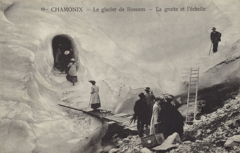 Ice grotto and ladder, Bossons Glacier, Chamonix, France (b/w photo)   1326745   hu       hungarian Successfully Translated  Original: The Peasant Wedding or the Twelve Months: No. 10 Translat: The Peasant Wedding or the Twelve Months: No. 10 1303114 hu hu alkotó: French Photographer