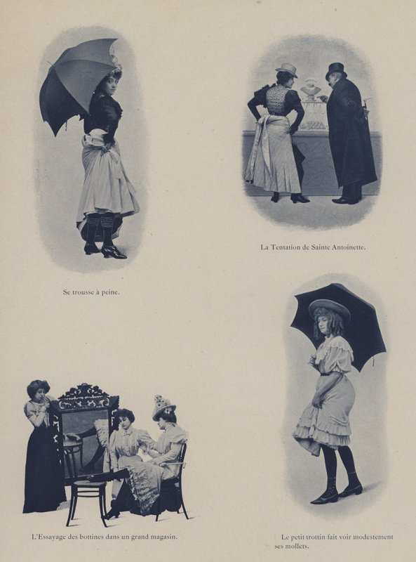 Illusztráció a Petites Parisiennes-hez (vagyis fiatal dolgozó lányok Párizsban) (f/w fotó) alkotó: French Photographer