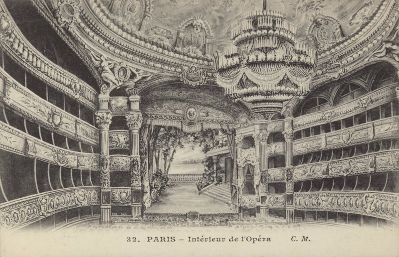 Az Opera belseje, Párizs alkotó: French Photographer
