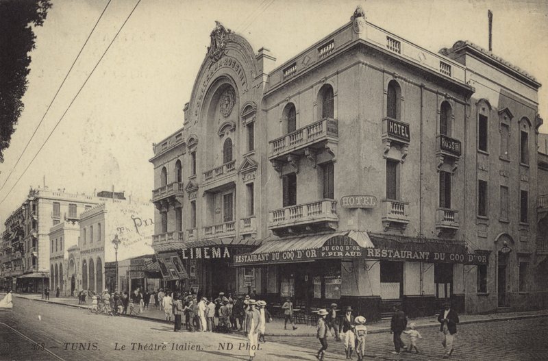 Olasz Színház, Tunisz, Tunézia alkotó: French Photographer