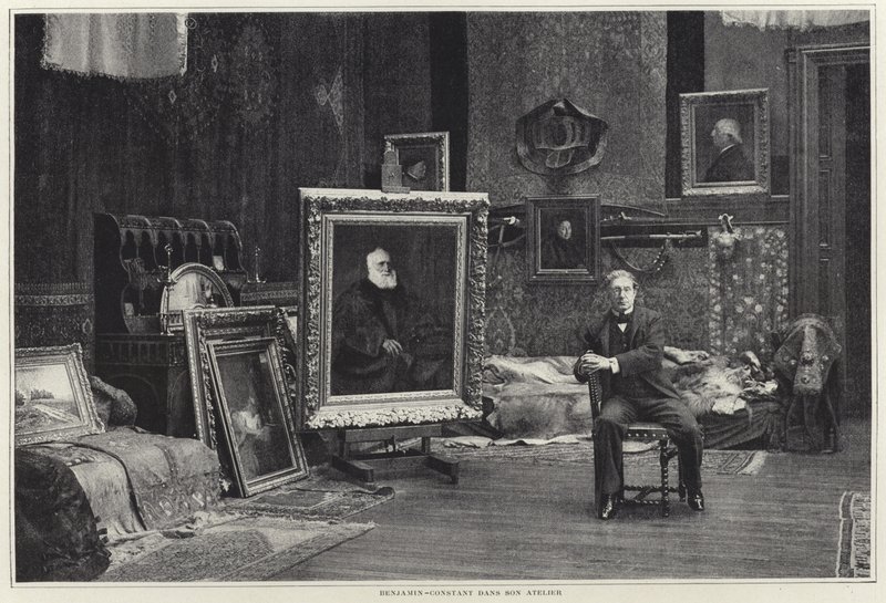 Jean-Joseph Benjamin-Constant műhelyében alkotó: French Photographer