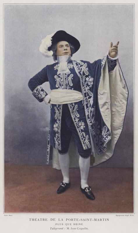 Jean Coquelin Talleyrand szerepében a Több mint királynőben (színes fotó) alkotó: French Photographer