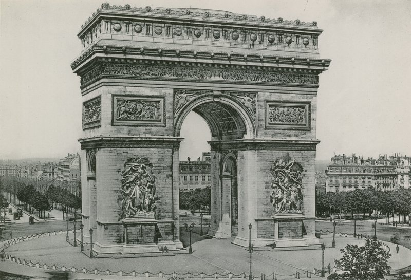 LArc de Triomphe, A diadalív (fotogravír) alkotó: French Photographer