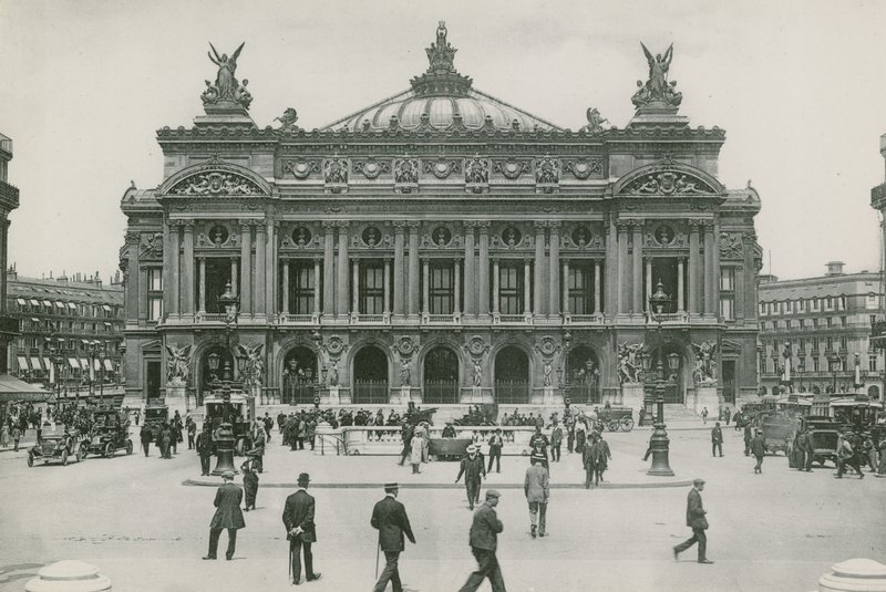 LOpera, Academie Nationale de Musique, Opera, Nemzeti Zeneakadémia (fotómetszet) alkotó: French Photographer