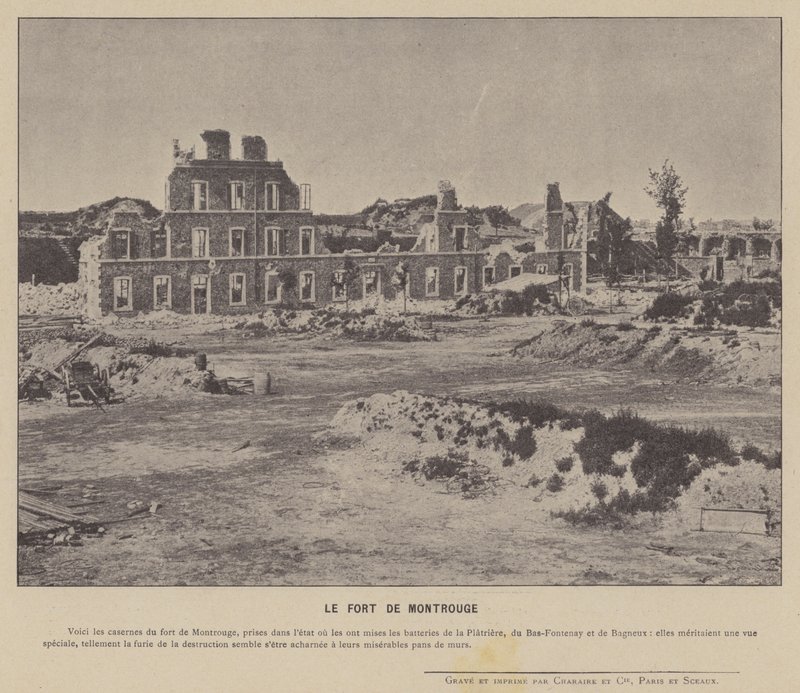 Párizs kommün, Fort De Montrouge (f/w fotó) alkotó: French Photographer