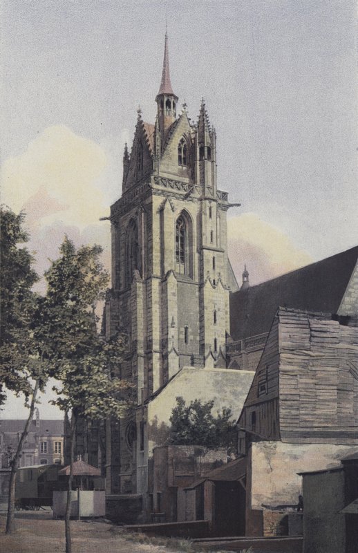 La Ferte-Bernard, É D des Marais templom Harangtorony, É O oldal alkotó: French Photographer