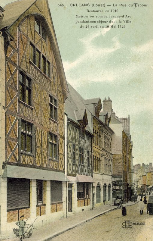 Rue de Labour, Orleans (színes fotó) alkotó: French Photographer