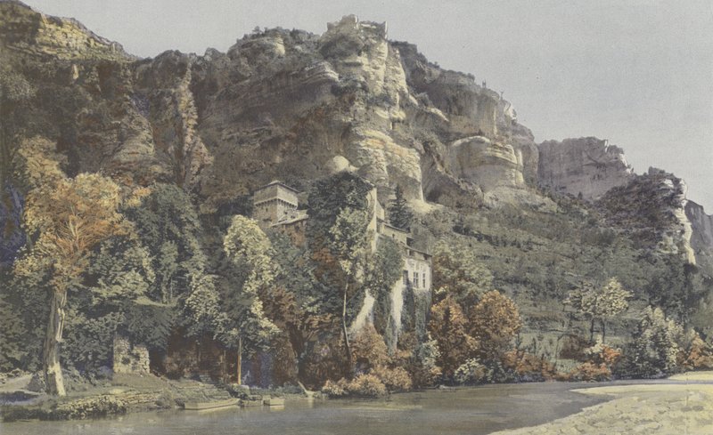 Laval-du-Tarn, Chateau de la Caze, a Tarn jobb partján alkotó: French Photographer