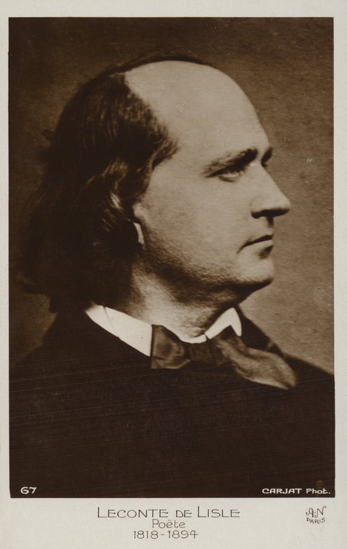 Leconte de Lisle (1818-1894), francia költő alkotó: French Photographer
