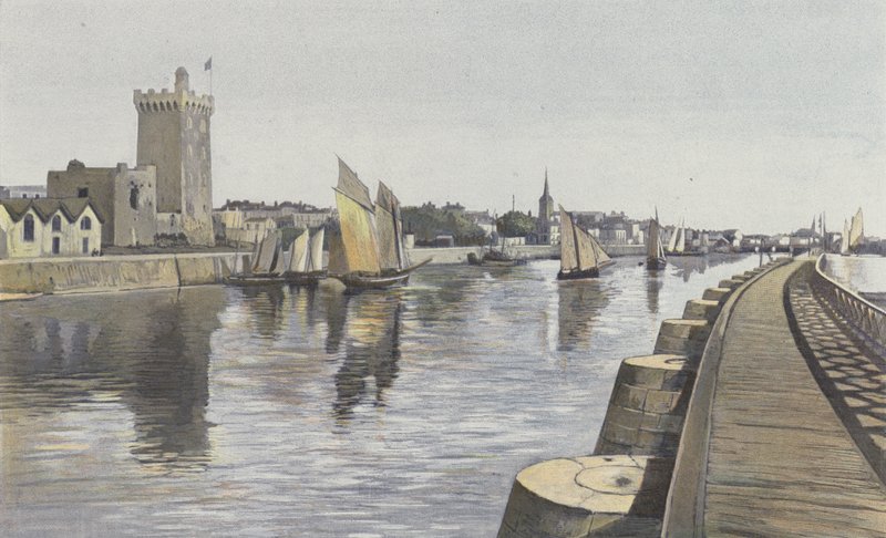 Les Sables-DOlonne, Port Channel és Arundel-torony, amely világítótoronyként szolgál alkotó: French Photographer