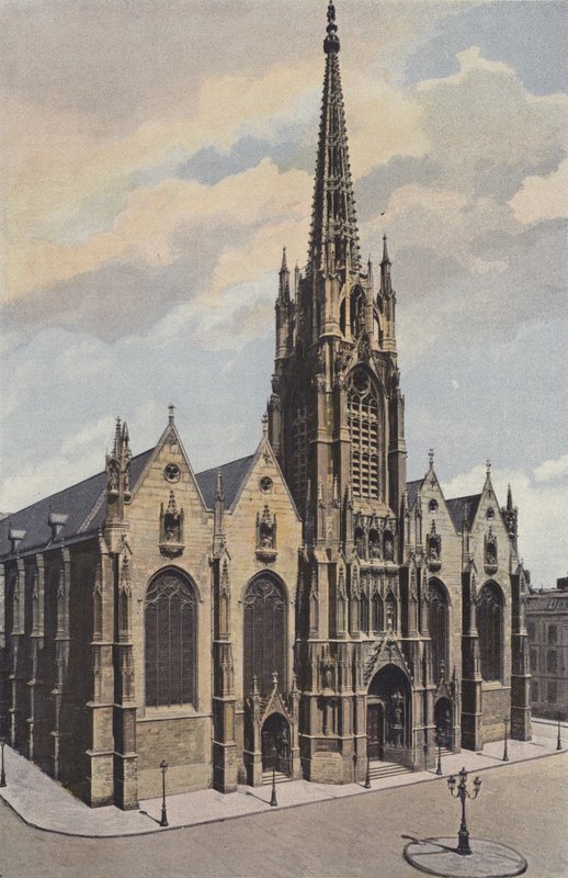 Lille, a Saint-Maurice-templom nyugati homlokzata alkotó: French Photographer