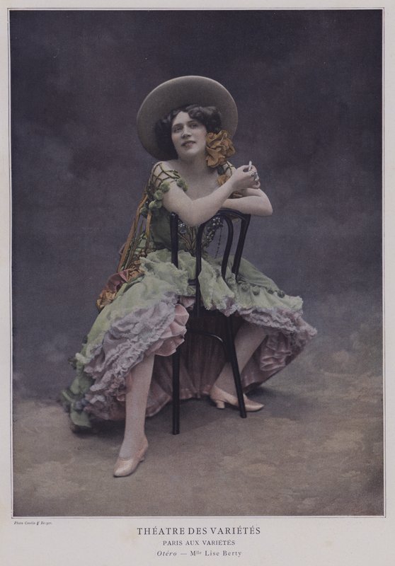 Lise Berry francia színésznő (színes fotó) alkotó: French Photographer