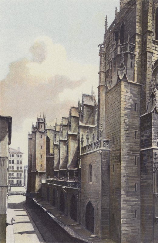 Lyon, St-Nizier templom, É-i oldalhomlokzat alkotó: French Photographer