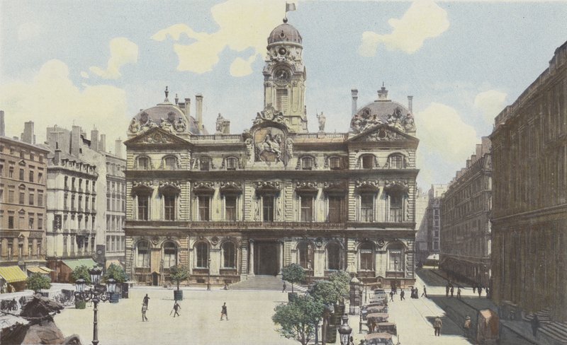 Lyon, Place des Terreaux, Városháza alkotó: French Photographer