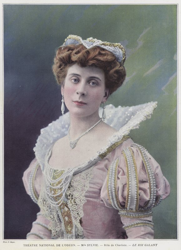 Mademoiselle Sylvie Charlotte szerepében a Le Roi Galantban (színes fotó) alkotó: French Photographer