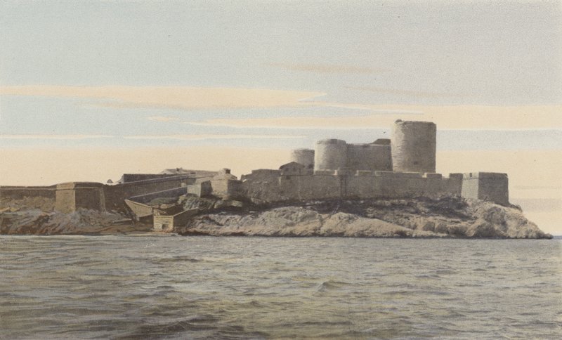 Marseille, Chateau dIf, az azonos nevű szigeten alkotó: French Photographer