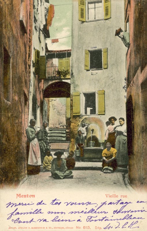Menton, Franciaország, Old Street alkotó: French Photographer
