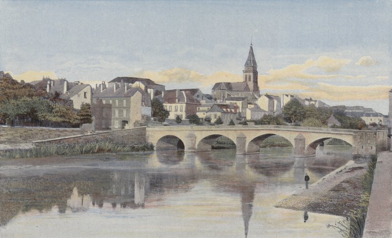 Mezieres, Pont dArches és Mohon harangtorony alkotó: French Photographer