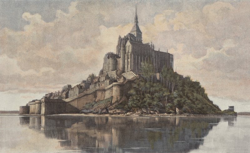 Mont Saint-Michel, Kilátás DK felől alkotó: French Photographer