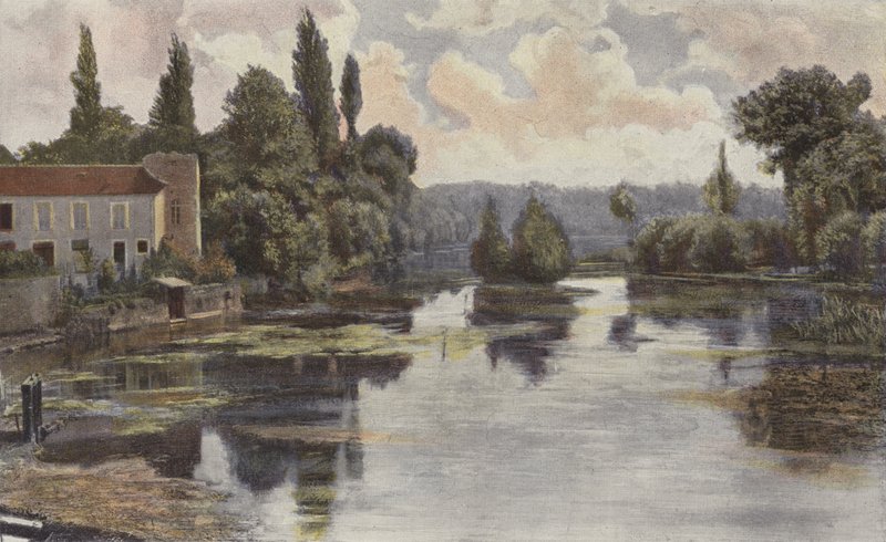 Montigny-sur-Loing, Loing bankjai alkotó: French Photographer