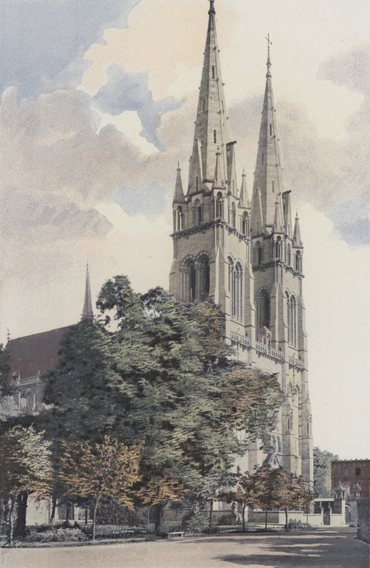 Moulins, katedrális, homlokzat O alkotó: French Photographer