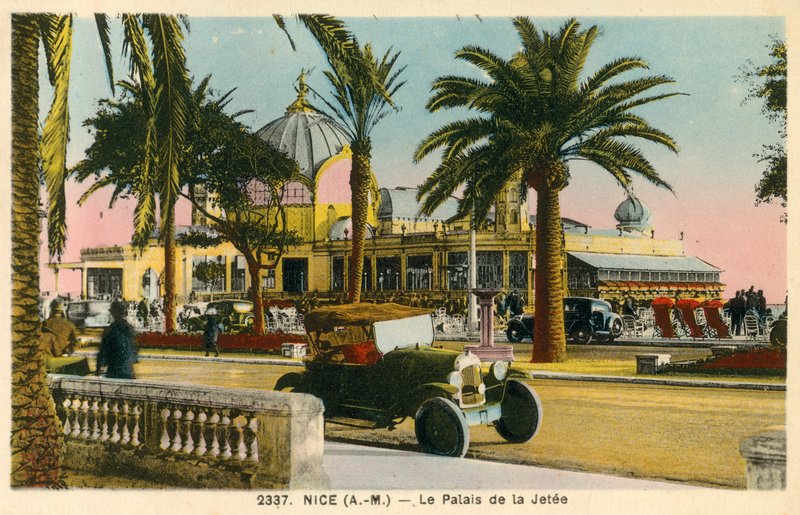 Nizza, Franciaország, a La Jetee palota alkotó: French Photographer