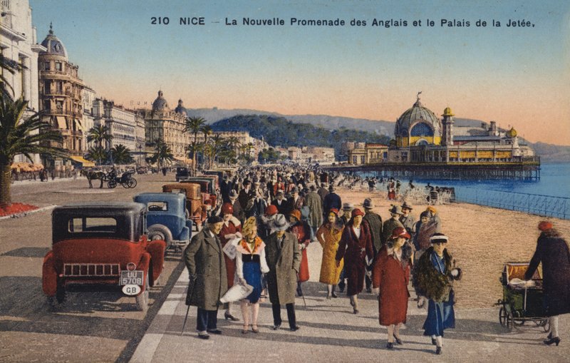 Szép, az új Promenade Des Anglais, a La Jetee palota alkotó: French Photographer