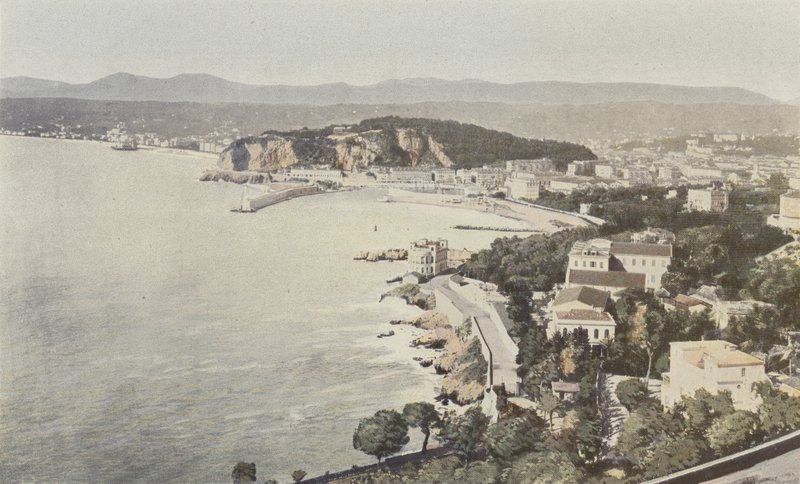 Szép, általános kilátás, a Villefranche felé vezető útról alkotó: French Photographer